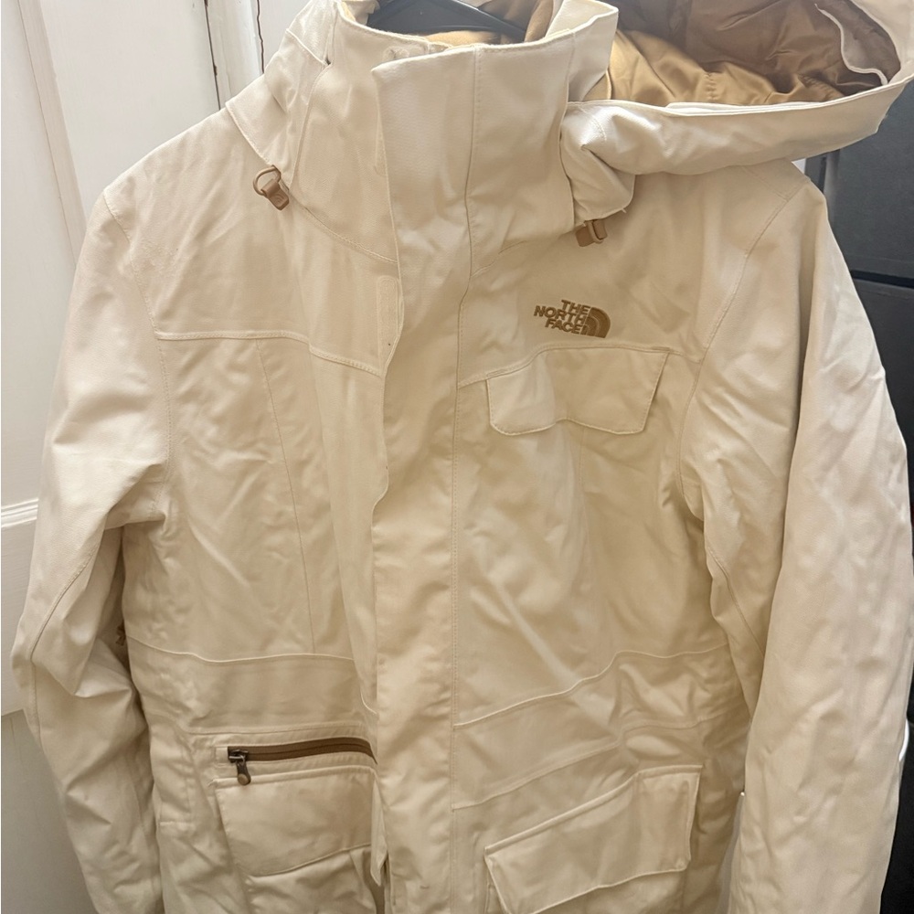 The North Face Tan and Cream Outerwear